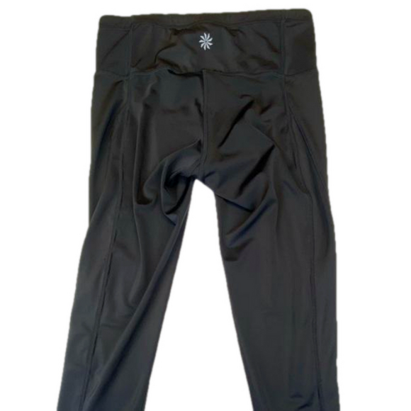 NEW! Athleta Compression UV Sweat Wicking 7/8 All Black Legging Women’s Size XS - Picture 12 of 12